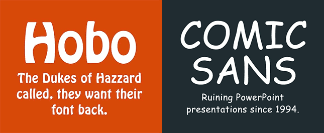 選擇字體時應該避免的七宗罪