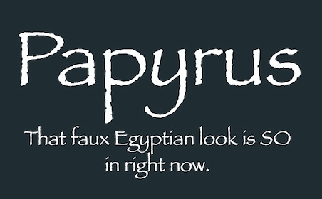 選擇字體時應該避免的七宗罪