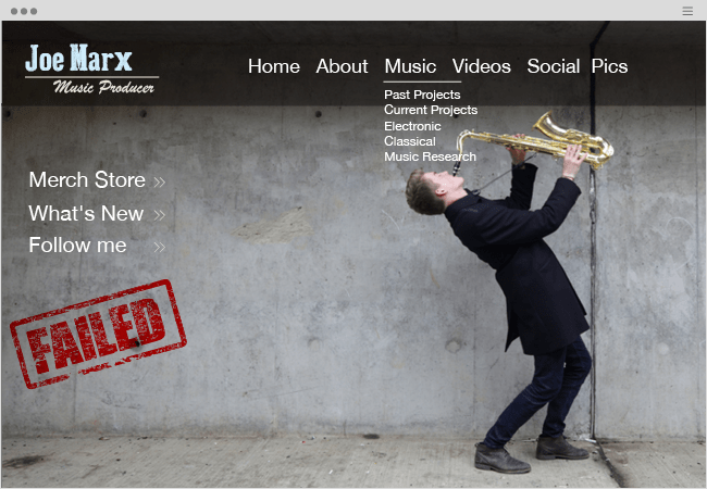 網(wǎng)站設(shè)計(jì)中的六大常見錯誤