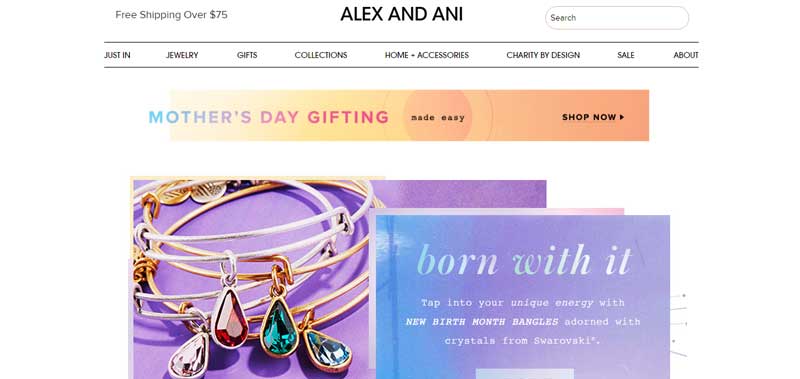 珠寶網(wǎng)站設計實例–Alex and Ani 珠寶網(wǎng)站設計實例–Alex and Ani